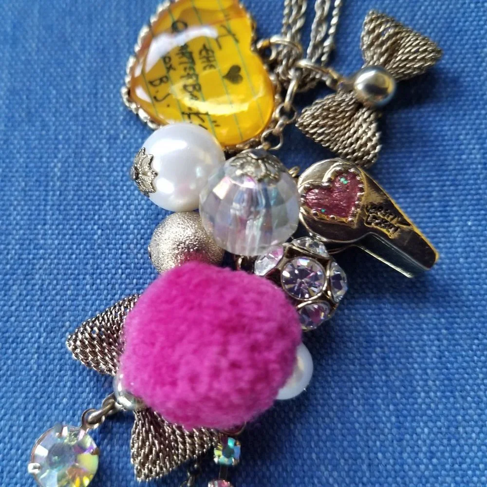 🏆🏈Betsey VARSITY CRUSH "I ♥ the Quarterback" Collection Necklace - EPC - Picture 3 of 11